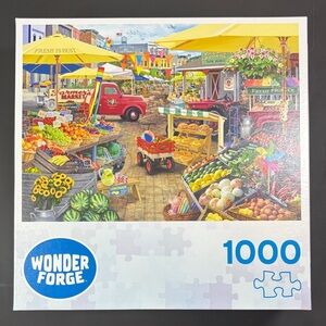 NEW Farmer's Market Day 1000 Piece Jigsaw Puzzle by Wonder Forge